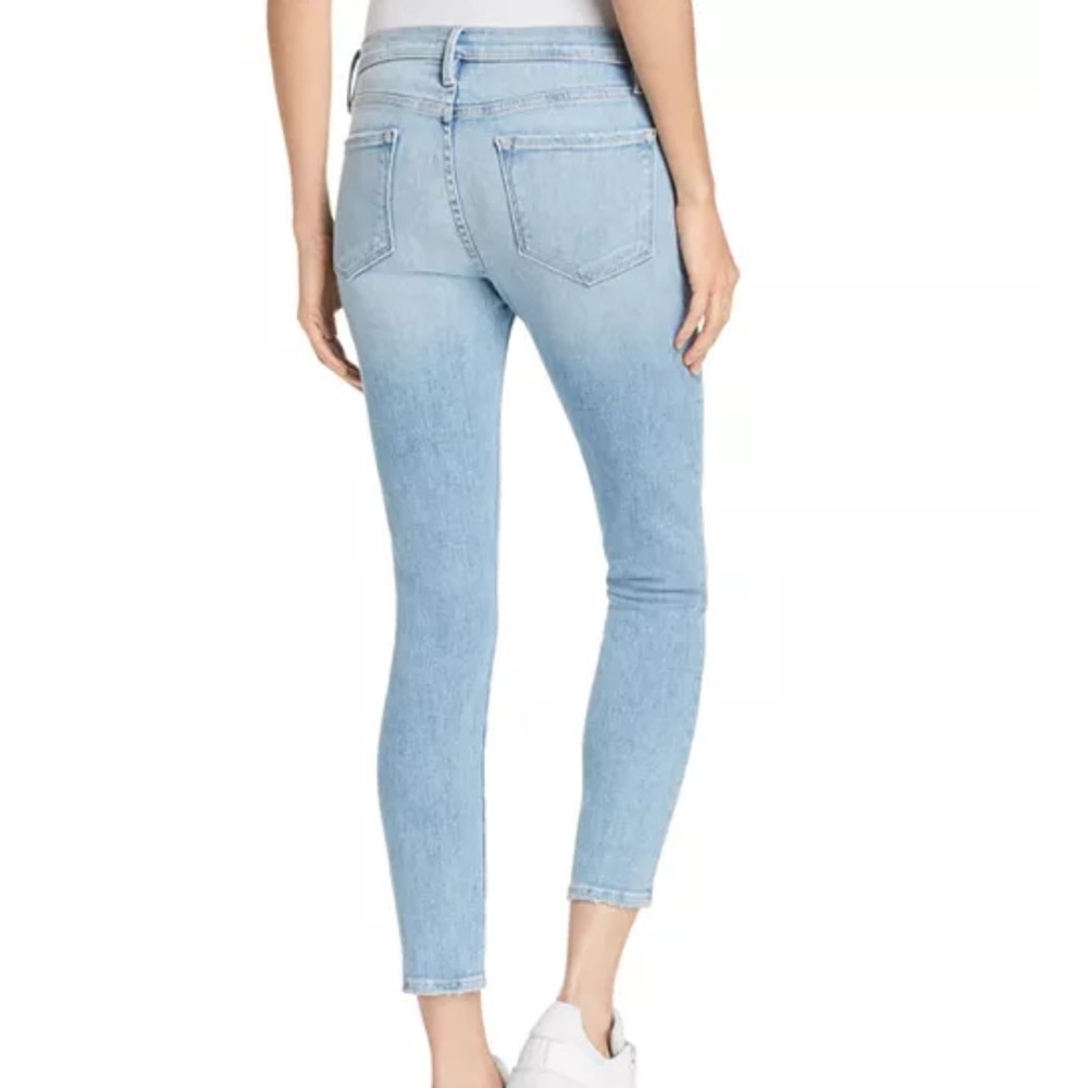 FRAME Le Skinny de Jeanne Crop Skinny Jeans in Firefly sz 27 - Picture 2 of 14